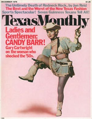 Cover of Texas Monthly December 1976