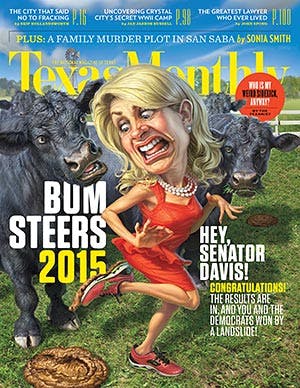 Cover of Texas Monthly January 2015