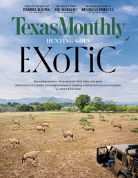 Cover of Texas Monthly February 2021