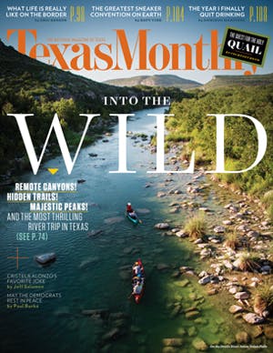 Cover of Texas Monthly October 2014