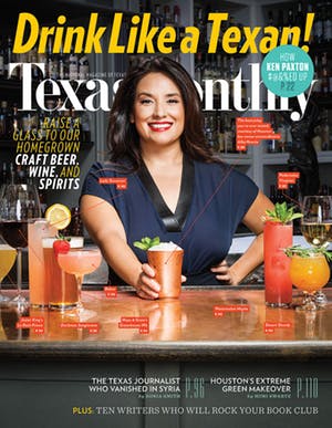 Cover of Texas Monthly October 2015