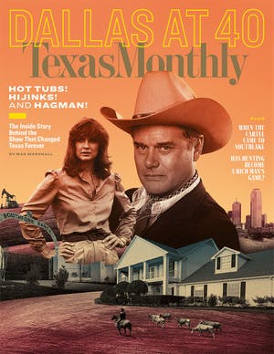 Cover of Texas Monthly October 2018