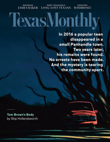 Cover of Texas Monthly October 2020