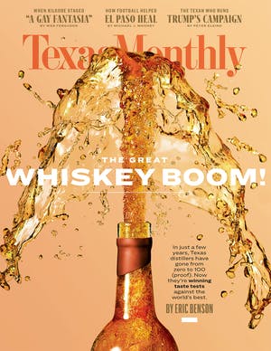 Cover of Texas Monthly November 2019