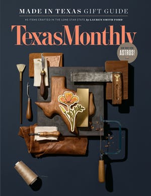 Cover of Texas Monthly December 2017