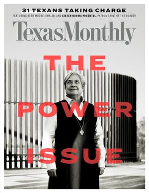 Cover of Texas Monthly December 2018