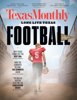 Cover of Texas Monthly September 2017
