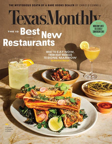 Cover of Texas Monthly March 2020