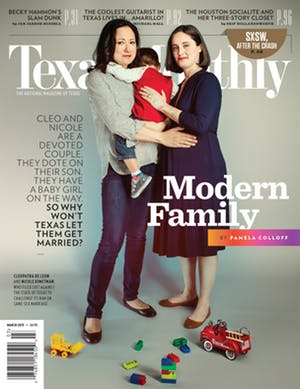 Cover of Texas Monthly March 2015