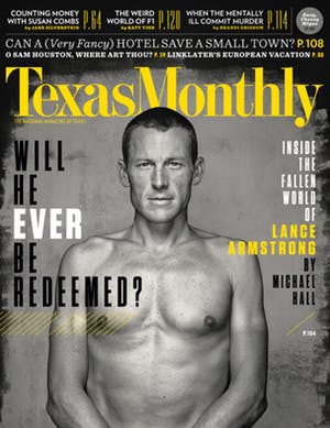 Cover of Texas Monthly March 2013