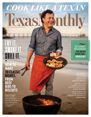 Cover of Texas Monthly December 2016
