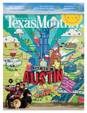 Cover of Texas Monthly March 2016