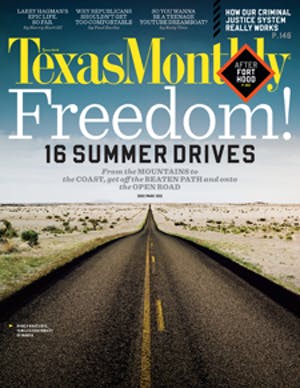 Cover of Texas Monthly June 2012