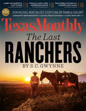 Cover of Texas Monthly November 2012