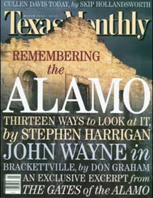 Cover of Texas Monthly March 2000