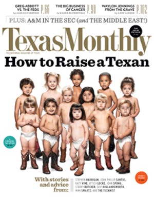 Cover of Texas Monthly September 2012