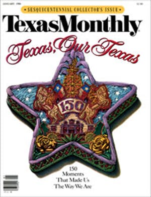 Cover of Texas Monthly January 1986