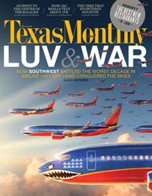 Cover of Texas Monthly March 2012
