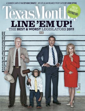 Cover of Texas Monthly July 2011