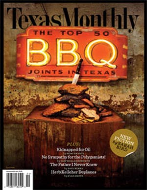 Cover of Texas Monthly June 2008