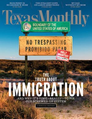 Cover of Texas Monthly November 2010