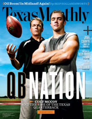 Cover of Texas Monthly September 2010