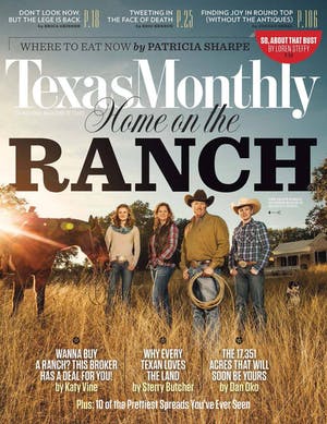 Cover of Texas Monthly February 2015